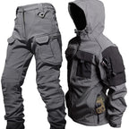 Fashion Glam | Men's Outdoor Tactical Hooded Jacket and Cargo Pants Set