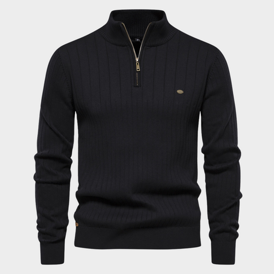 LUCIEN - ELEGANT QUARTER ZIP JUMPER