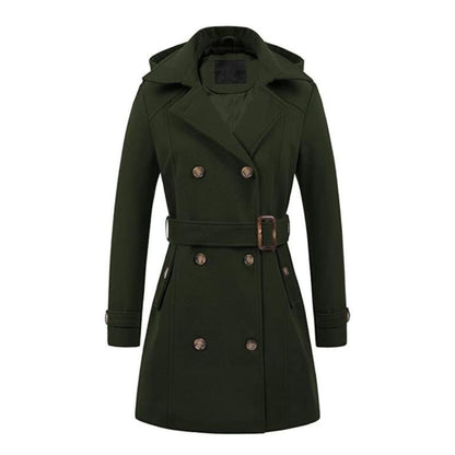 MAISON ASHBURY - ELEGANT HOODED COAT