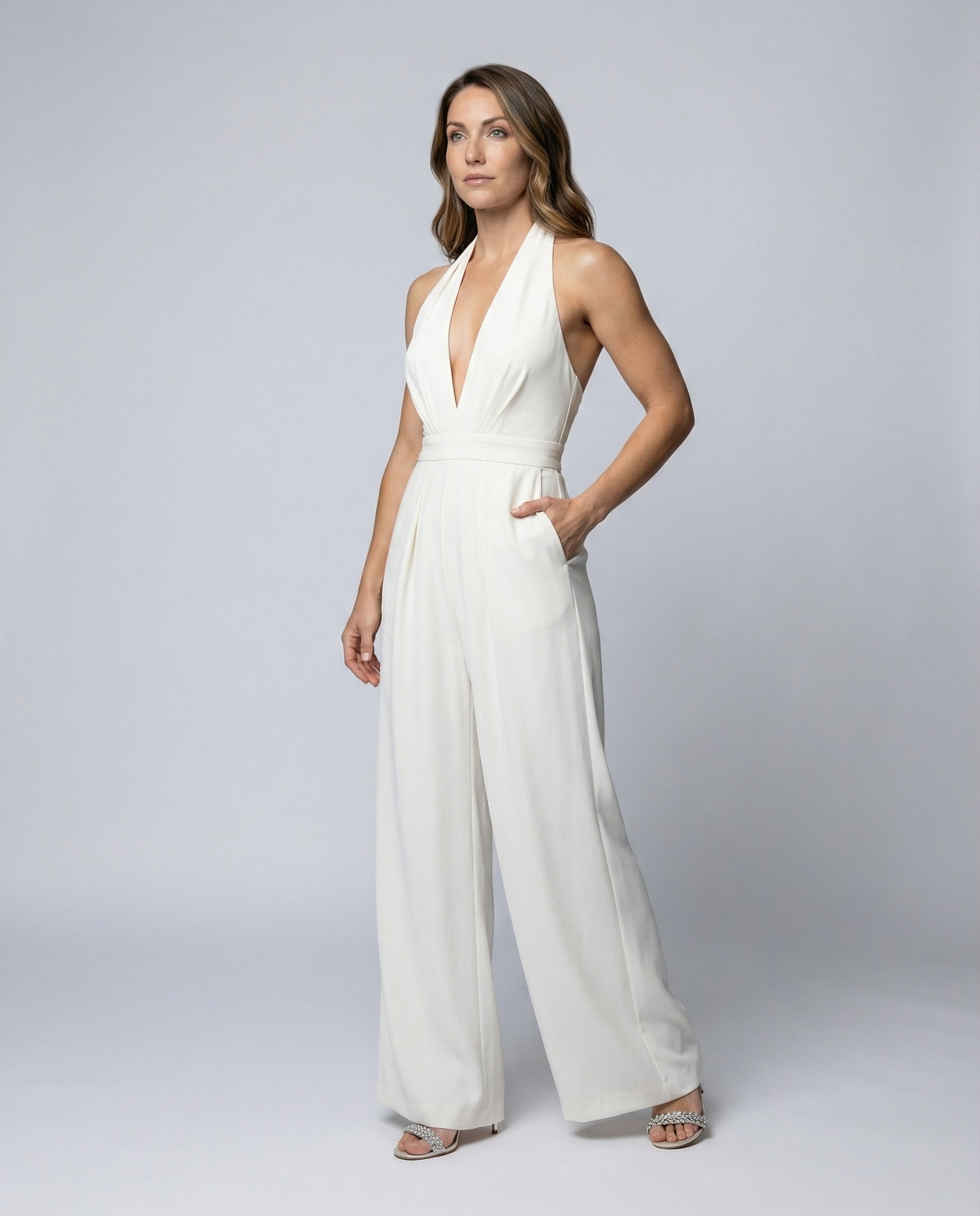 More elegant women's long jumpsuit-Fashion Glam