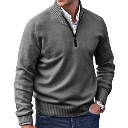 OAKWOOD - CLASSIC QUARTER-ZIP JUMPER