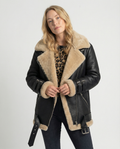 Padded Warm Biker Jacket-Fashion Glam