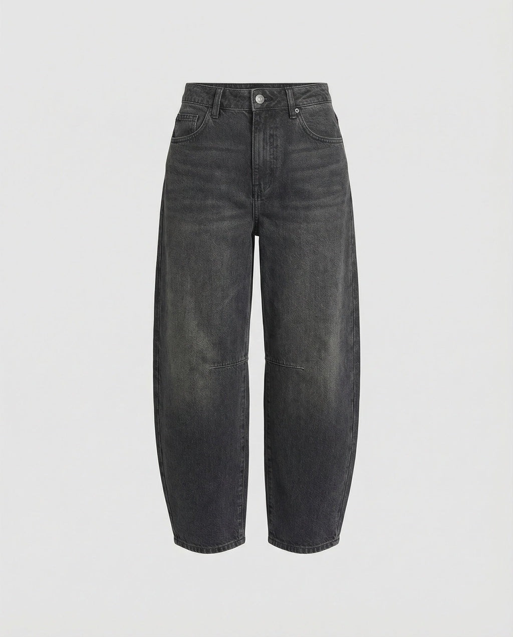Fashion Glam | Mid Rise Barrel Jeans for Women