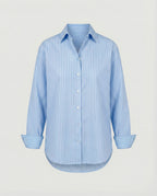 Women's Blouse Top Women's Striped Wide