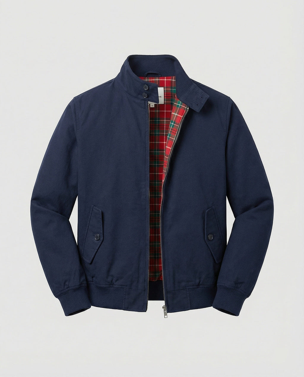Men's Harrington jacket with zipper