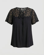 Women's Blouse Top Lace Tunic A-Line