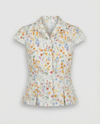 Women's Blouse Top Lace Short Sleeve