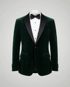 Fashion Glam | Men's Summer Jacket with Slim Fit and Contrasting Lapel