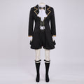 Women's historical costume with elegant tailcoat and accessories Fashion Glam
