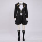 Women's historical costume with elegant tailcoat and accessories Fashion Glam