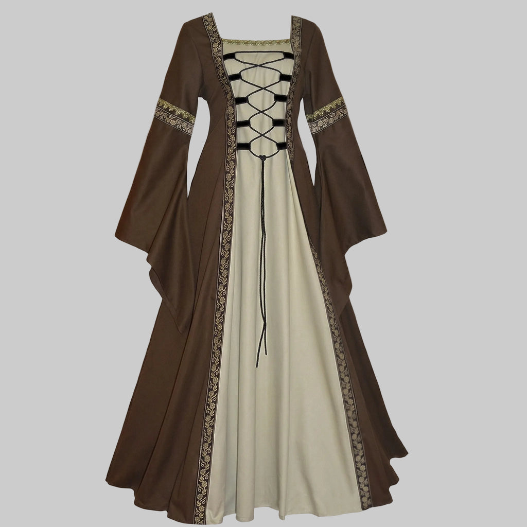 Women's historic fairy tale dress with elegant lacing design Fashion Glam