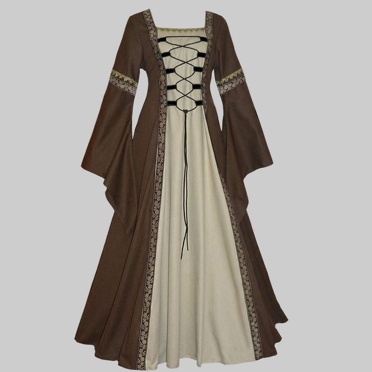 Women's historic fairy tale dress with elegant lacing design Fashion Glam