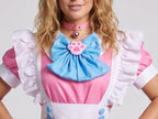 Women's playful costume set with ruffles and bows Fashion Glam
