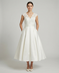 Romantic lace wedding dress-Fashion Glam