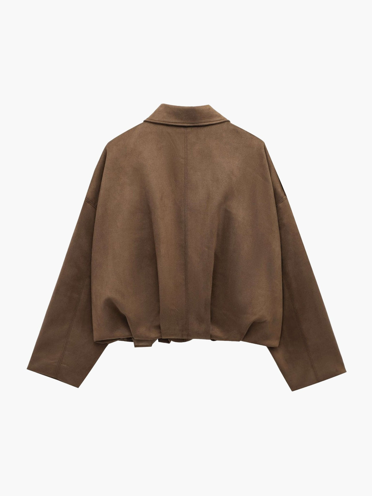 Fashion Glam | Suede Bomber Jacket