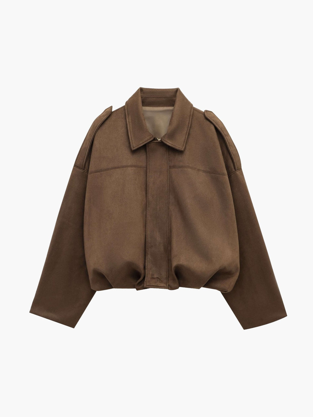 Fashion Glam | Suede Bomber Jacket