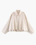 Fashion Glam | Suede Bomber Jacket