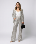 Sequin suit women High-waist-Fashion Glam