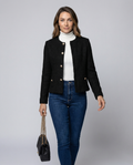 Simple Single-Breasted Women's Jacket Elegant-Fashion Glam
