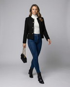 Simple Single-Breasted Women's Jacket Elegant-Fashion Glam
