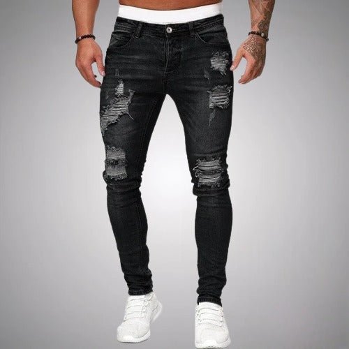 Fashion Glam | Stretchable Ripped Jeans for Men