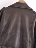 Fashion Glam | Short-Cut Biker Jacket - Vintage & Stylish