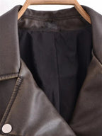 Fashion Glam | Short-Cut Biker Jacket - Vintage & Stylish