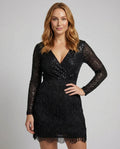 Sparkling Patchwork Party Dress-Fashion Glam