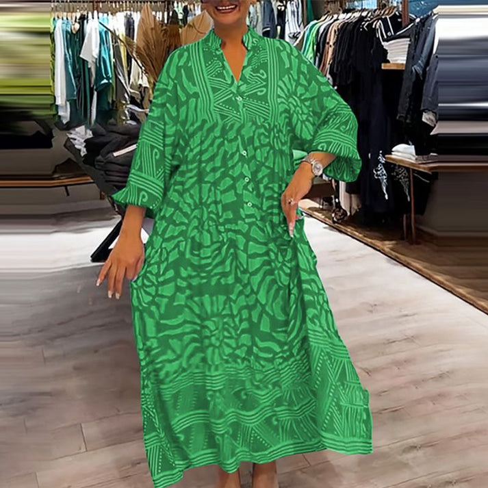 Eamon - Elegant Vibrant Maxi Dress