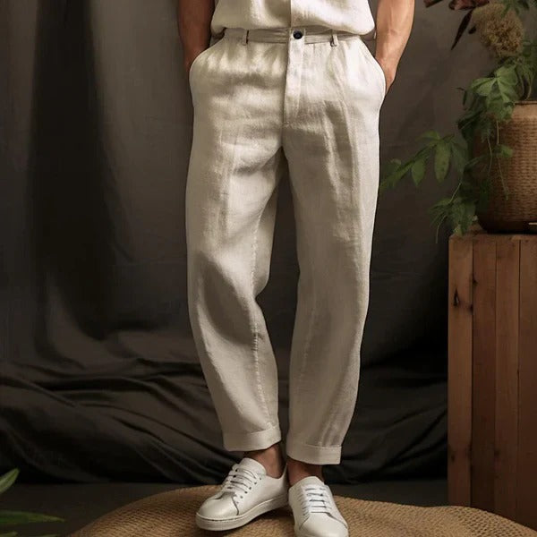Fashion Glam | Linen Pants Men Light And Breathable