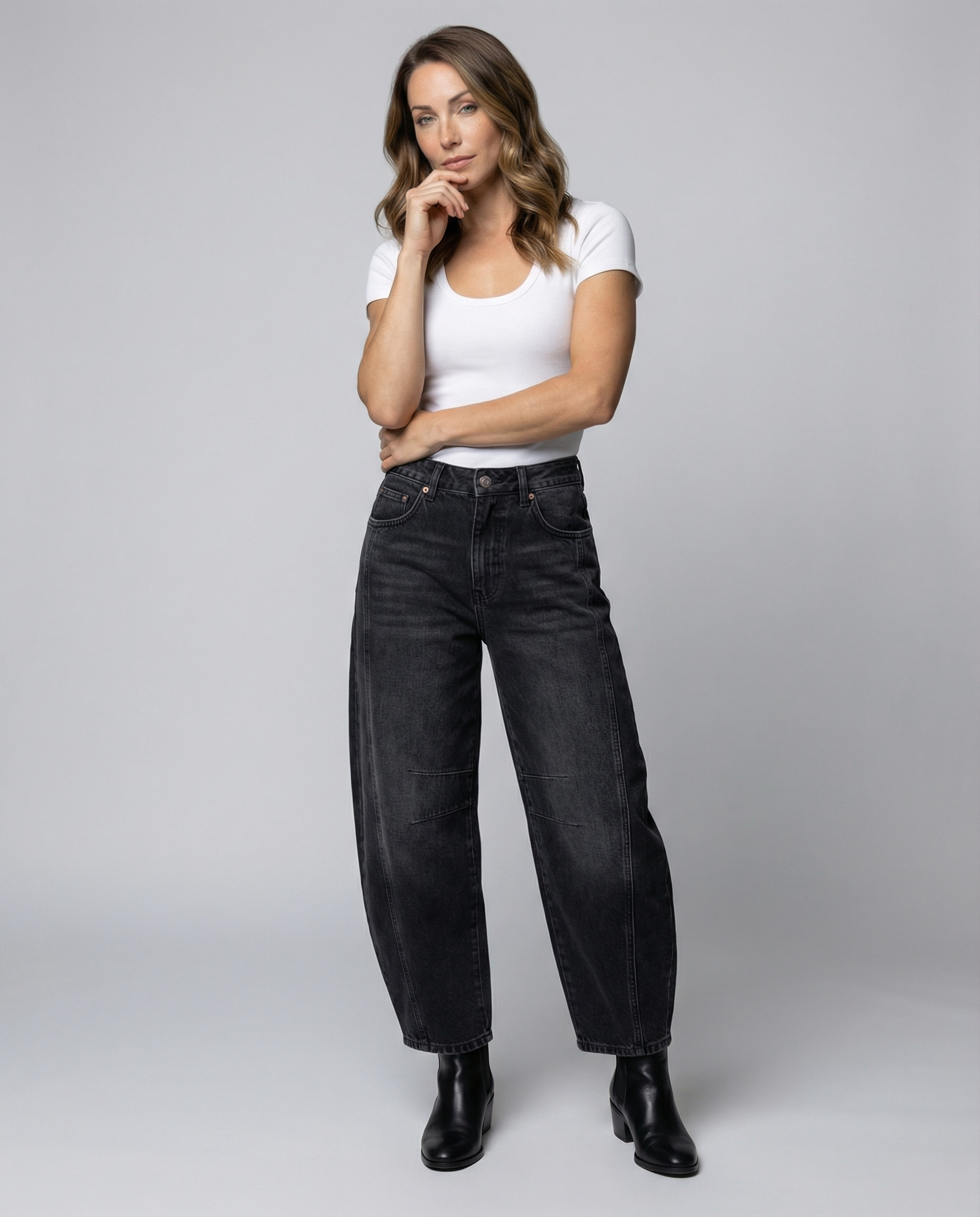 Trendy Barrel Jeans Women-Fashion Glam