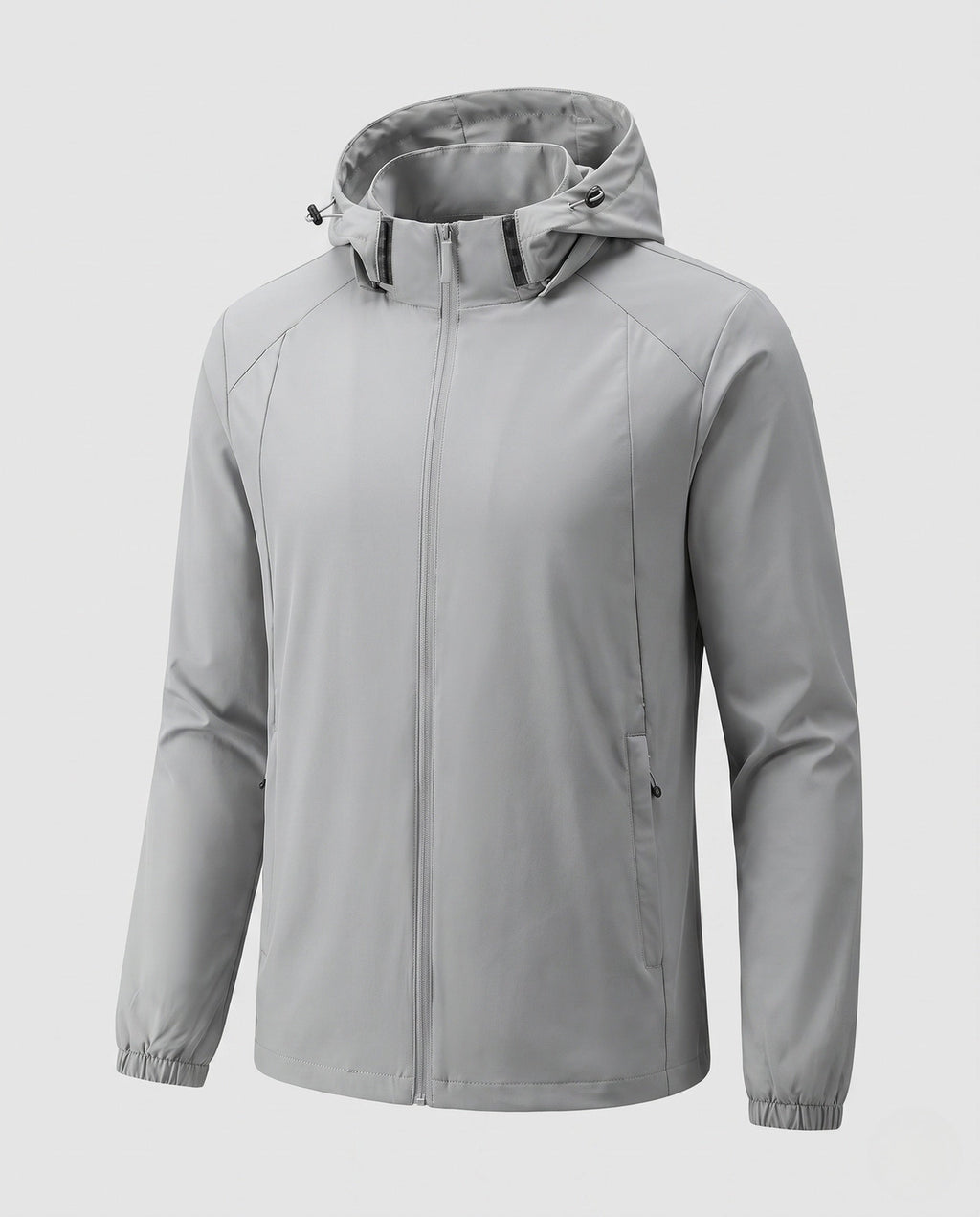 Unisex nan lightweight breathable rain jacket with adjustable hood Fashion Glam-Fashion Glam