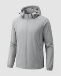 Unisex nan lightweight breathable rain jacket with adjustable hood Fashion Glam-Fashion Glam