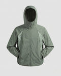 Unisex nan lightweight running and wind jacket with hood, breathable mesh inserts and packing function Fashion Glam-Fashion Glam