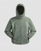 Unisex nan lightweight running and wind jacket with hood, breathable mesh inserts and packing function Fashion Glam-Fashion Glam