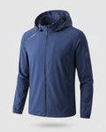 Unisex nan lightweight sun protection softshell jacket with hood, cooling functional fiber, and zippered pockets Fashion Glam-Fashion Glam