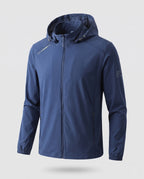 Unisex nan lightweight sun protection softshell jacket with hood, cooling functional fiber, and zippered pockets Fashion Glam-Fashion Glam