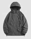 Unisex nan technical packable hooded windbreaker with 2-way zipper, ventilation inserts and adjustable hem Fashion Glam-Fashion Glam