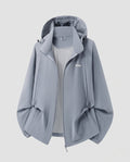 Unisex nan ultra-light UV protection jacket with hood, breathable summer jacket, windproof Fashion Glam-Fashion Glam