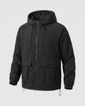 Unisex nan ultra-light windbreaker with adjustable hood, large cargo pockets, and breathable mesh inserts Fashion Glam-Fashion Glam