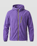 Unisex nan ultralight hoodie jacket with pack function, wind and water-repellent DWR coating and zippered pockets Fashion Glam-Fashion Glam