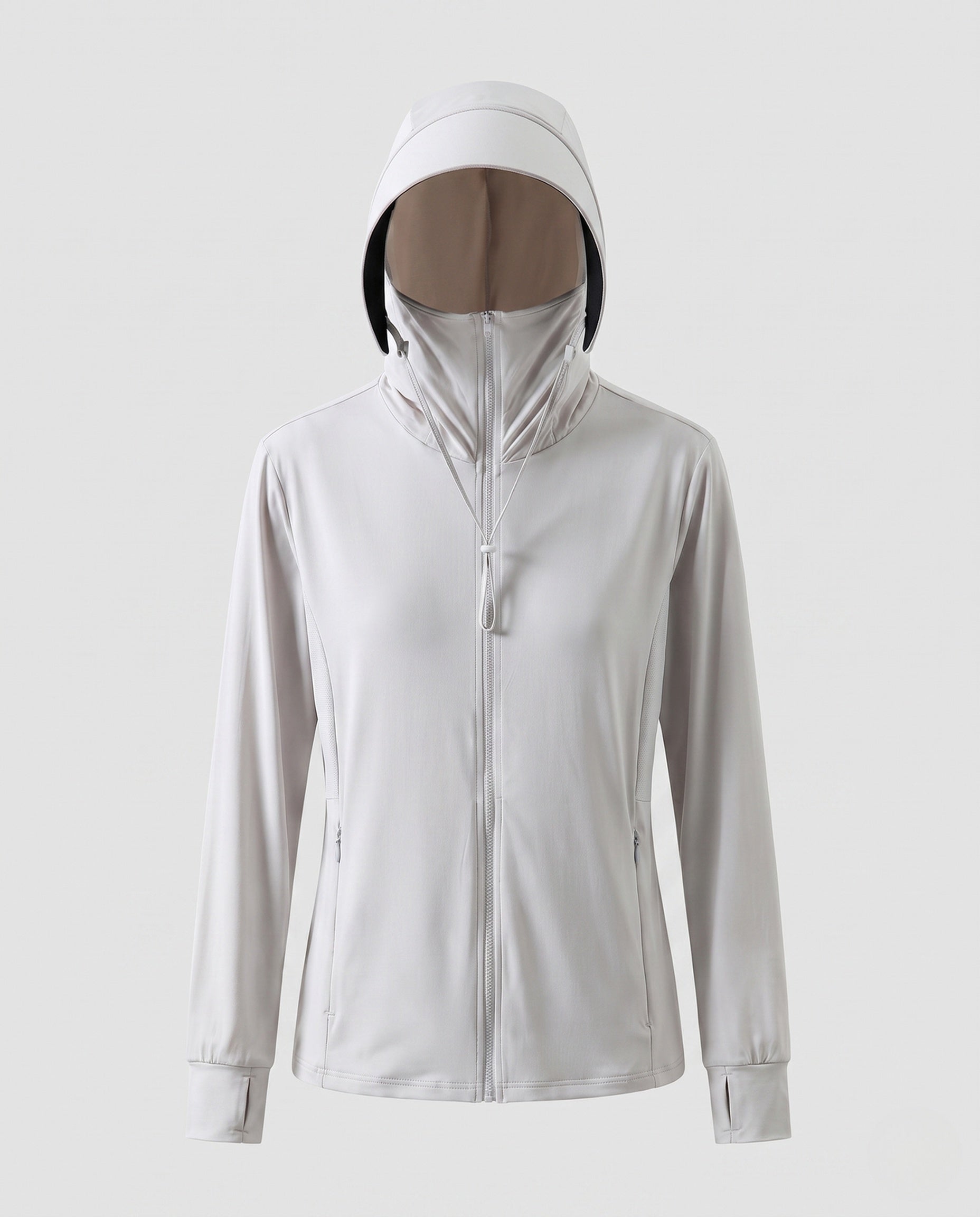 Unisex nan ultralight UV protection hoodie with extended sun visor Fashion Glam-Fashion Glam