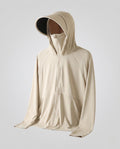 Unisex nan UV protection hoodie jacket with removable visor and breathable cooling fabric Fashion Glam-Fashion Glam