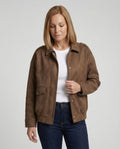 Leisurewear Women Velvet Jacket Loose