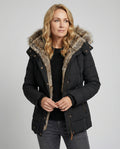 Fashion Glam | Warm waterproof winter coat with lining and hood