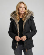 Fashion Glam | Warm waterproof winter coat with lining and hood