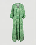 V Neck Dress Geometric Print Women-Fashion Glam