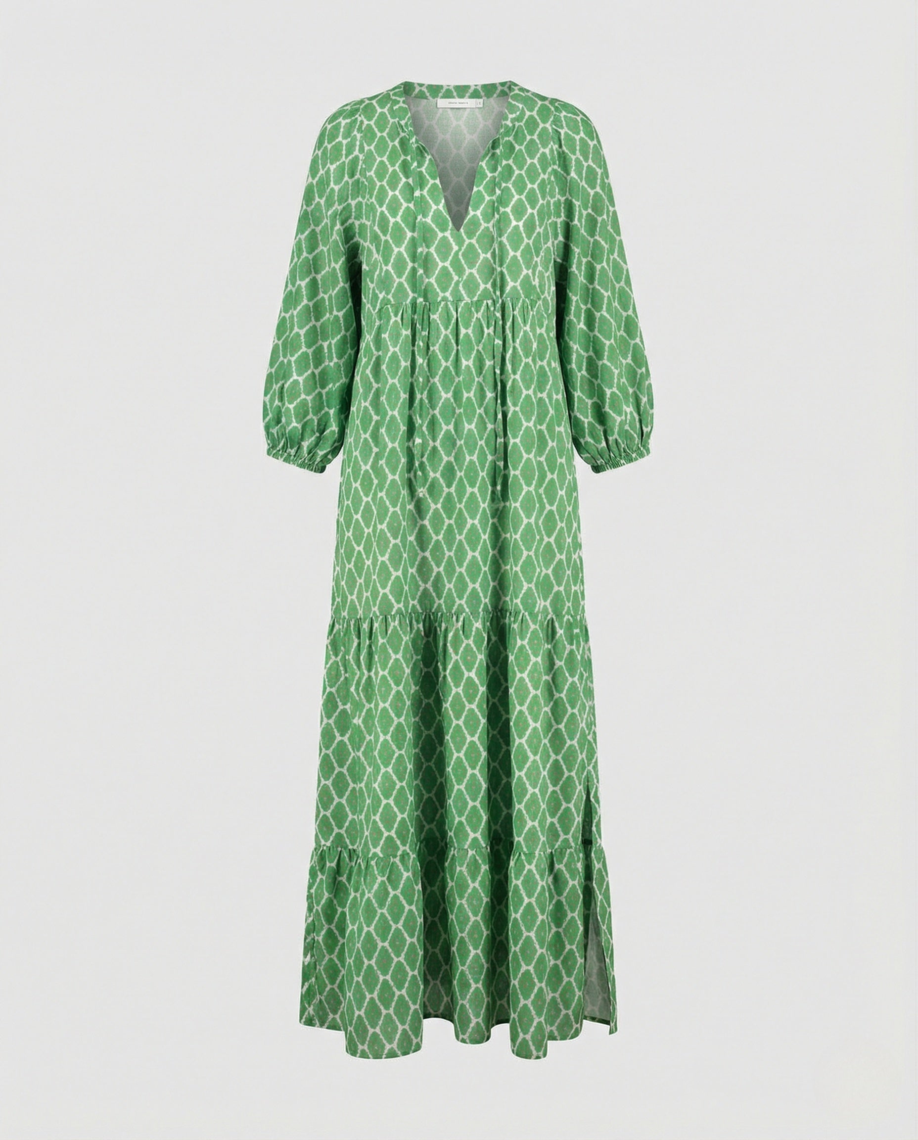 V Neck Dress Geometric Print Women-Fashion Glam