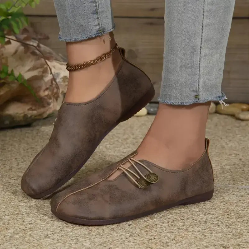 Fashion Glam | Elegant Ergonomic Flat Shoes with Soft Sole