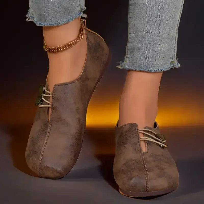 Fashion Glam | Elegant Ergonomic Flat Shoes with Soft Sole